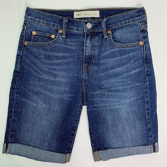 Gap1969 Pants - Gap 1969 Shorts Size 26 Blue Denim Bermuda Womens